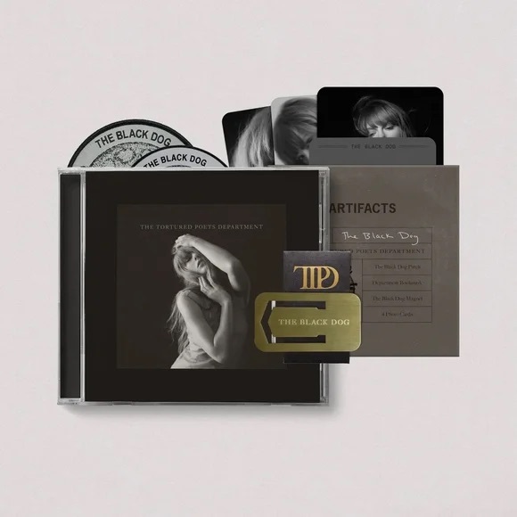 The Black Dog Other - Taylor Swift The Tortured Poets Department The Black Dog Deluxe CD w/ Artifacts
